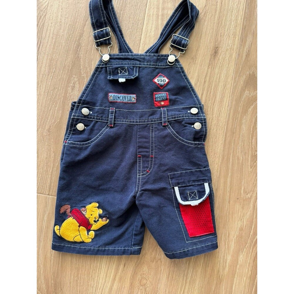 Rare vintage Winne the Pooh Explorer Overalls (fits like 2T)